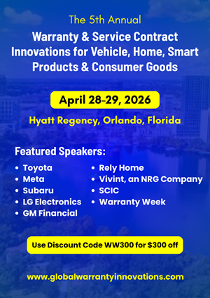 Warranty & Service Contract Innovations